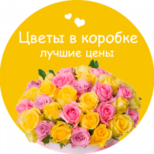 Цветы в коробке в Петергофе